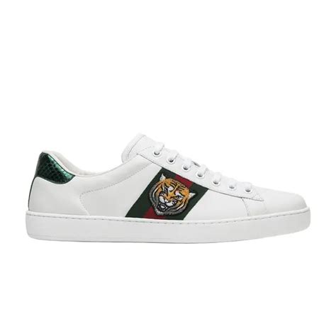 gucci ace tiger heel|gucci ace embroidered tiger.